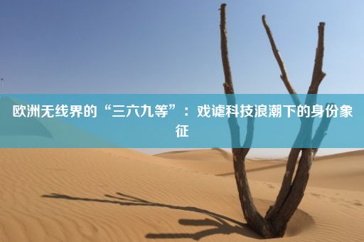 欧洲无线界的“三六九等”：戏谑科技浪潮下的身份象征